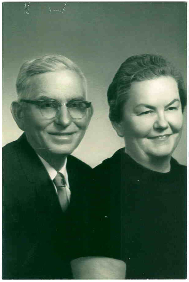 Black and white photo of couple
